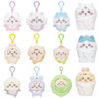 Boneka Mini Ukuran 10CM, Boneka Usagi Chiikawa, Gantungan Kunci Tas Dekorasi, Mainan Plush Anime, Liontin Gantungan Kunci