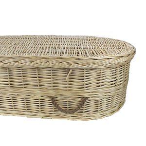 Bon marché, <span class=keywords><strong>cercueil</strong></span> en <span class=keywords><strong>osier</strong></span> pour fournitures funéraires - Product Image 4