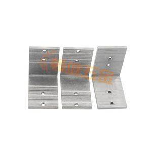 Support d'angle en alliage d'aluminium en forme de L Dunway, connecteur à 90 degrés pour quincaillerie de meubles et armoires - Product Image 4