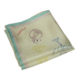 100% Silk Scarf <strong>Custom</strong> Print Silk Twill Square Scarf For Woman Digital Print Silk Scarf With Your Own Design