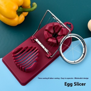 Multifunctional Flower Shape Plastic Egg Cutter Slicer <b>Accessory</b> Modern <b>Kitchen</b> Gadget for Soft Fruit Strawberry - Product Image 3