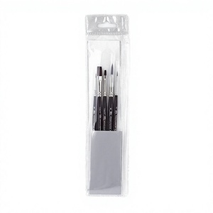 Single Long Pole Watercolor <b>Brush</b> DIY Pink Cosmetic Makeup Tool <b>Bristle</b> Nylon <b>Hair</b> Wood /Handle - Product Image 2