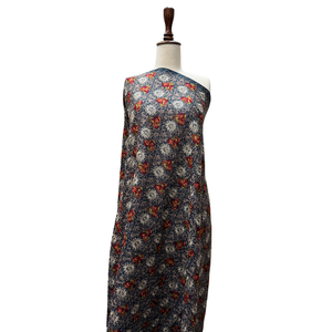 Wholesale Floral All Over Machine Embroidered <b>Shawls</b> Luxury Designer Collection Custom Traditional Ethnic Daily Wear - Product Image 4