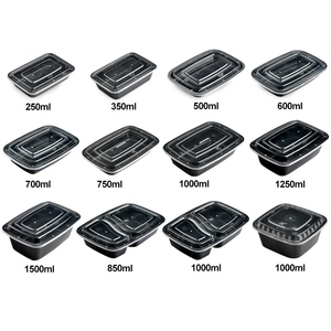 3 Compartment Box Lunch Disposable Eco Friendly To Go 3 Compartment Bento Disposable Takeaway Food Container Box For Food Packaging Lunch Box