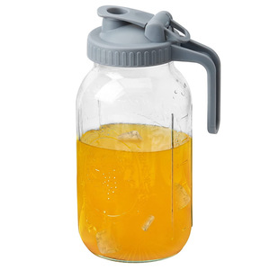 Vente en gros de pot de <span class=keywords><strong>cafetière</strong></span> à infusion froide de 64oz en verre épais à usage multiple avec couvercle à bec verseur et filtre en acier inoxydable - Product Image 5