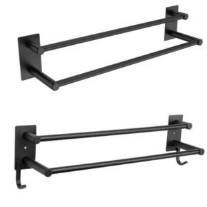 Porte-serviettes <span class=keywords><strong>de</strong></span> <span class=keywords><strong>salle</strong></span> <span class=keywords><strong>de</strong></span> <span class=keywords><strong>bain</strong></span> en acier inoxydable à double barre, accessoires <span class=keywords><strong>de</strong></span> <span class=keywords><strong>salle</strong></span> <span class=keywords><strong>de</strong></span> <span class=keywords><strong>bain</strong></span> modernes haut <span class=keywords><strong>de</strong></span> gamme, porte-serviettes multifonctionnel, accessoire <span class=keywords><strong>de</strong></span> cuisine - Product Image 1