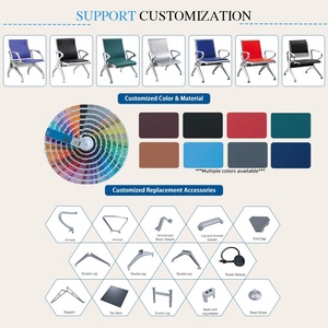 مستشفى حديث من سبائك الألومنيوم مع وسادة مسند ذراع لمحطة المطار أو مناطق انتظار المطار - Product Image 5