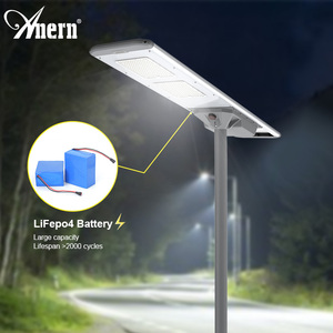 Lampione stradale a LED <span class=keywords><strong>ad</strong></span> <span class=keywords><strong>energia</strong></span> <span class=keywords><strong>solare</strong></span> Anern con telecomando - Product Image 1
