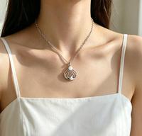 Collier Pendentif Soleil Anti-ternissement Étanche Bijoux Océaniques Collier Vague Colliers de Mode