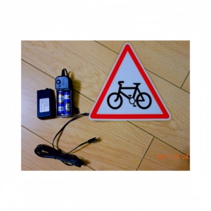 Chaleco de Seguridad <span class=keywords><strong>EL</strong></span> con Inversor de Batería, con un Alcance de Advertencia de hasta 200 Metros. Es <span class=keywords><strong>el</strong></span> protector de los trabajadores de la noche. - Product Image 3