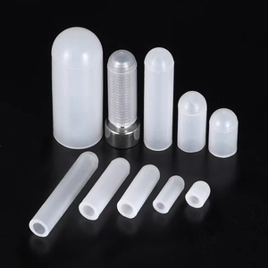 Capuchon de protection en caoutchouc silicone translucide personnalisable, résistant aux hautes températures (40°C + 320°C), effet d'étanchéité - Product Image 1