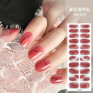 Pegatinas completas para uñas, pegatinas adhesivas para uñas, varios patrones, envolturas para uñas para mujeres, pegatina para uñas de Gel Diy - Product Image 1