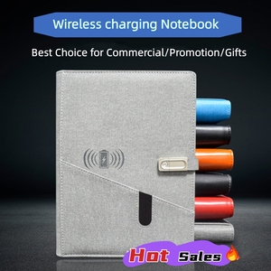 Innovation Business Gift A5 ordinateurs portables chargeur sans fil Agenda Power Bank 8000 mAh journal intelligent avec Flash USB - Product Image 3