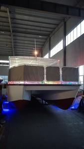 Catamarán <span class=keywords><strong>de</strong></span> aluminio <span class=keywords><strong>de</strong></span> 11,5 M para <span class=keywords><strong>viajes</strong></span> turísticos, barco <span class=keywords><strong>de</strong></span> pasajeros abierto para fiestas y bodas - Product Image 3