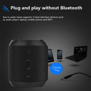 Fabric Surface <b>Mini</b> Portable Wireless <b>Speaker</b> Multi Mode TF Card USB FM Radio Rechargeable Outdoor Travel Audio Play Gift - Product Image 4