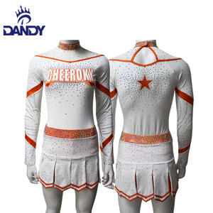 Customised Varsity <strong>Cheerleading</strong> Tops AB Rhinestones Allstars Cheer Outfits <strong>Sexy</strong> Professional Cheer Outfit <strong>Cheerleading</strong> Skirts - Product Image 3