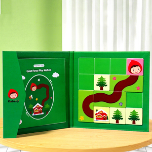 Nouveaux jouets éducatifs, Jeu de puzzle <span class=keywords><strong>Le</strong></span> <span class=keywords><strong>Petit</strong></span> <span class=keywords><strong>Chaperon</strong></span> <span class=keywords><strong>Rouge</strong></span> <span class=keywords><strong>et</strong></span> <span class=keywords><strong>le</strong></span> Grand <span class=keywords><strong>Loup</strong></span> pour enfants - Product Image 2