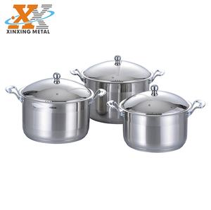 Nouveau produit : Ensemble de casseroles <span class=keywords><strong>en</strong></span> acier inoxydable pour le camping, grand ensemble de batterie de cuisine - Product Image 1