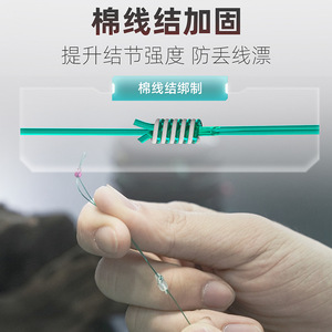 Hand Tied Fishing Line Set With Scale Nylon Monofilament Strong Pulling Rivers Use - Product Image 5