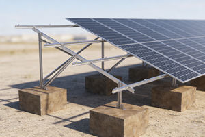 Système de montage de panneaux solaires en Al-Mg-Zn à installation rapide pour modules photovoltaïques au sol et sur toiture, avec cadre de fixation solaire photovoltaïque - Product Image 3