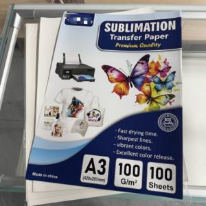 กระดาษซับลิเมชั่น GWIN ปี 2026 แห้งเร็ว 100 แกรม A4 A3 กระดาษถ่ายโอนความร้อนแบบซับลิเมชั่นสำหรับเสื้อยืด - Product Image 4