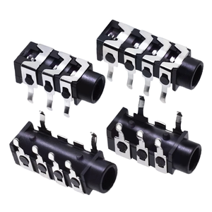 PJ-313 ช่องเสียบแจ็คเสียงสเตอริโอ 3.5 มม. 4 ขั้ว, ตัวเลือกแบบ SMT 5 ขา หรือ 6 ขา, ขั้วต่อ TRRS พร้อมช่องไมโครโฟน - Product Image 4