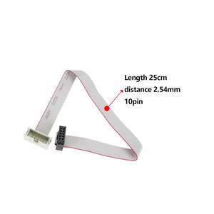 Câble d'extension IDC YINETTECH 10 broches, double rangée, mâle vers femelle, connecteur plat à ruban pas de 2,54 mm pour adaptateurs D-Sub - Product Image 6