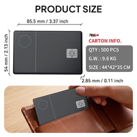 Traceur de portefeuille RSH Wallet Tracker PRO Slim IP68 rechargeable, carte de suivi pour portefeuille, bagages, passeport, compatible avec Apple Find My et Google Find Hub