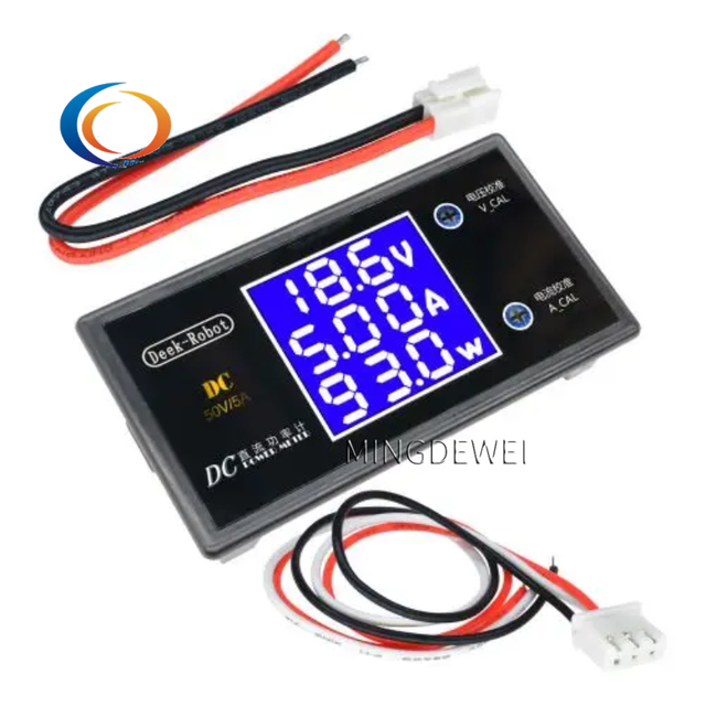 LCD Digital Voltmeter Ammeter Wattmeter Voltage Current Power Meter Volt Detector Tester Monitor DC 0 to 100V 10A 1000W