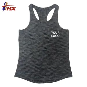 2023 yeni spor yaz koşu T Shirt Polyester Spandex özel Logo Fit Activewear egzersiz Yoga tankı üst kadın için