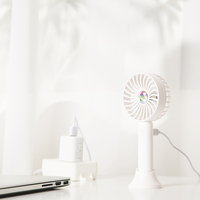Mini ventilateur portatif mince avec fonctions multiples de logo personnalisé pour une utilisation extérieure et intérieure pour les ménages et les hôtels