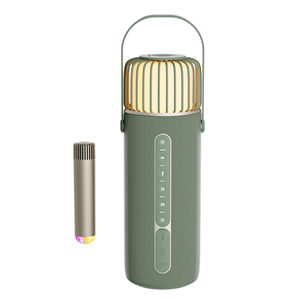KUANGXIANG Enceintes portables 5-en-1 60W avec basses puissantes, pour intérieur et extérieur, camping, avec lampe d'ambiance et batterie externe - Product Image 4