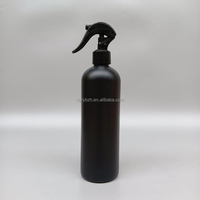 Bouteilles Pulvérisatrices en Plastique à Gâchette Noires Vides en PEHD de 500 ml pour Désinfectant pour les Mains, Nettoyant Liquide Rechargeable – Vente en Gros