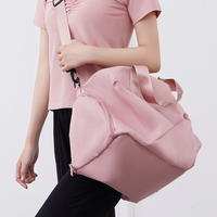 Logo personnalisé sac de sport séparation sèche et humide gymnastique sac polochon rose bleu noir Yoga chaussures de danse sac de rangement