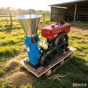 Machine à granulé<span class=keywords><strong>s</strong></span> d'aliments pour animaux |   Moulin à granulé<span class=keywords><strong>s</strong></span> portable à moteur diesel pour la fabrication d'aliments pour le bétail et la volaille des petites exploitations agricoles - Product Image 4