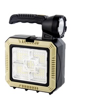 Lampe de travail LED portable de qualité supérieure 2026, rechargeable par énergie solaire, lampe de recherche LED COB avec ensemble d'outils