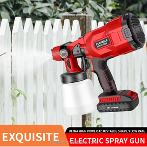 Mới nhất nóng bán pin <span class=keywords><strong>Lithium</strong></span> đa chức năng điện phun máy chuyên nghiệp phun sơn Nồi sơn latex súng phun - Product Image 2