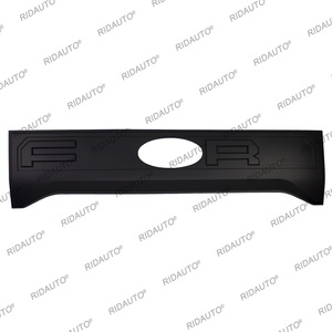 Couvercle de couvercle de coffre de hayon de garniture de porte arrière de queue noir mat avec/sans <span class=keywords><strong>plaque</strong></span> de protection de trou pour NEXT GEN FORD RANGER T9 2023 2024 - Product Image 2