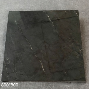 Piastrelle in Ceramica 800x800mm Effetto <span class=keywords><strong>Terrazzo</strong></span> Grigio Scuro, Antiscivolo, per Pavimenti e Pareti Interne, Ideali per Hotel e Ville - Product Image 5