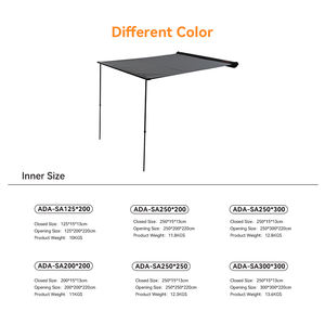 Ветрозащитный и водонепроницаемый параллельный тент с мягкой оболочкой и светодиодной лентой - Product Image 4