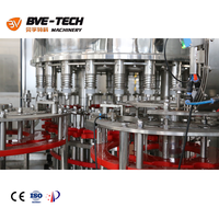 Machine de remplissage d'eau pure en bouteille plastique BVE, haute vitesse 12000-14000BPH, système de remplissage automatique de boissons de haute précision