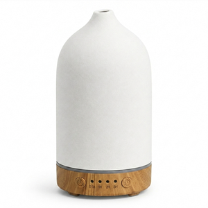 SCENTCARES, logotipo personalizado, difusor de fragancia de cerámica electrónico vacío, Personal humidificador de aceite esencial de piedra, hogar eléctrico - Product Image 6