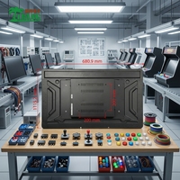 Écran tactile LED Pcap Halo pour borne de jeu à monnayeur, affichage 60Hz 5ms, moniteur vertical de 49 pouces pour machine de jeu d'arcade