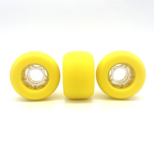 Ruedas de Patinaje Freeline de PU de 72*43 mm con Núcleo Transparente, Ruedas de Patinaje Resistentes al Desgaste, Logotipo y Tamaño Personalizados - Product Image 1