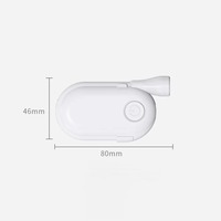 Lampe de lecture LED mini moderne, 3 niveaux de luminosité réglables, rechargeable par USB, à clipser, pour étude, voyage, chambre, dortoir