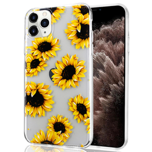 Anti-Scratch & Antiurto IMD Dual Layer Trasparente Della Copertura Della Cassa Del Telefono per il <span class=keywords><strong>iPhone</strong></span> <span class=keywords><strong>11</strong></span> <span class=keywords><strong>Pro</strong></span> <span class=keywords><strong>Max</strong></span>-Girasole - Product Image 1