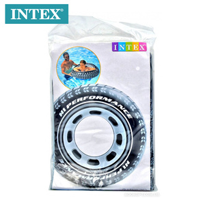 Flotador Inflable <span class=keywords><strong>INTEX</strong></span> Giant Tire Tube 59252, Anillo <span class=keywords><strong>de</strong></span> Natación <span class=keywords><strong>de</strong></span> 91 cm <span class=keywords><strong>de</strong></span> Diámetro, Duradero, Ecológico, Ligero, <span class=keywords><strong>de</strong></span> PVC, para Niños y Adultos - Product Image 5
