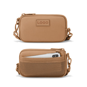 New Designer Fashion Striped Neoprene <strong>Crossbody</strong> <strong>Bag</strong> Zipper Waterproof Shoulder <strong>Bag</strong> Custom Mobile Phone <strong>Bag</strong> for Man Women - Product Image 2