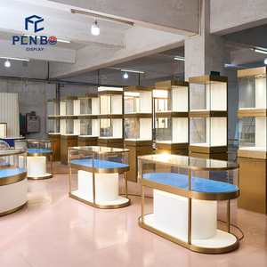 ร้านขายเครื่องประดับหรูหราพร้อมบริการออกแบบเฟอร์นิเจอร์ ตู้โชว์กระจกสำหรับแสดงเครื่องประดับ เคาน์เตอร์โชว์เครื่องประดับ - Product Image 6