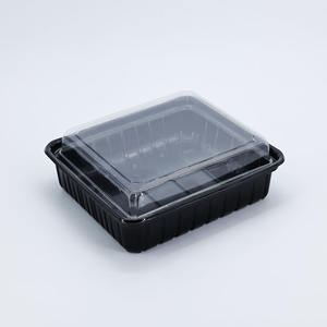 Einweg-<span class=keywords><strong>PET</strong></span>-Kunststoff-Lebensmittelboxen & Acrylbehälter Rechteckige Form Anpassbare Dicke & Logodruck - Product Image 5